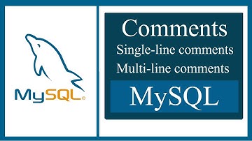 Comments in MySQL