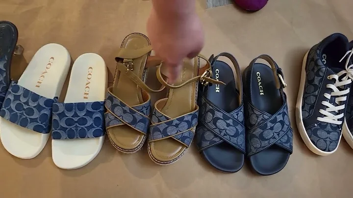 Unboxing Coach Adora Sandal In Signature Chambray Part 2/ Rant about Denim Shoes (What Not To Buy!)