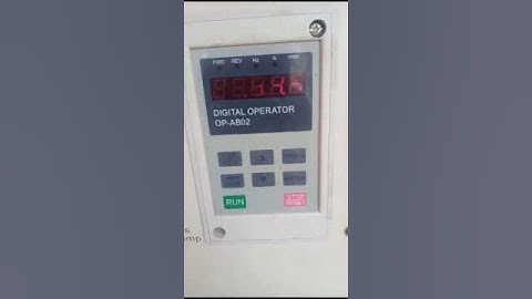 HOLIP VFD 22KW ALARM 🚨. EHOR