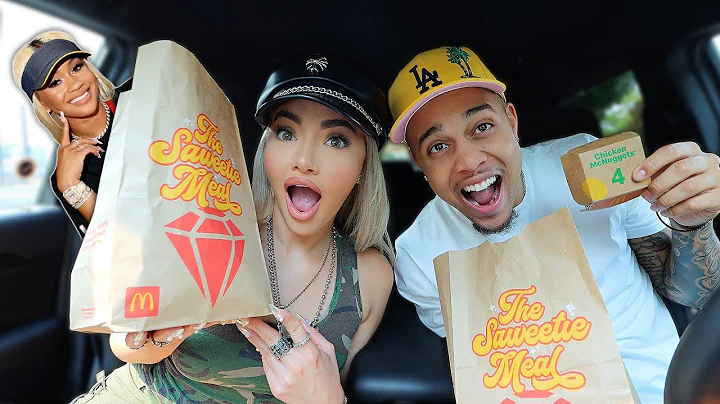 TRYING MCDONALD'S NEW SAWEETIE MEAL!! *MUKBANG*