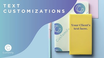 Customily admin panel introduction: Creating a text personalization template