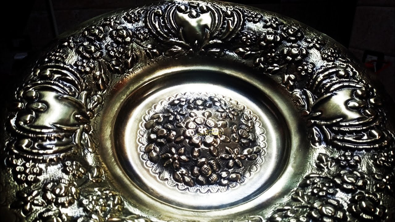 طريقة اكسده النحاس بالكبريت تلميع النحاس بالفرشه والجماطه