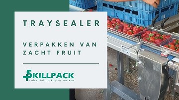 Mecapack traysealer O² 6000 | verpakken van zacht fruit