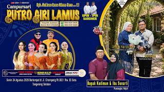 LIVE Campursari PUTRO GIRI LAMUS 0815 1429 3404 // GUNAWAN & AMELIA  /  PONO Audio 01