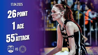 Marina Markova On Fire Vakıfbank Vs Fenerbahçe 2024-25 Finals Game 1