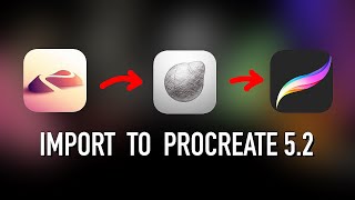 Import your model from Nomad Sculpt / Forger to Procreate 5.2