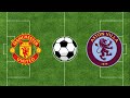 Manchester United vs Aston Villa - Premier League 23/24 | Football Simulation PES 21