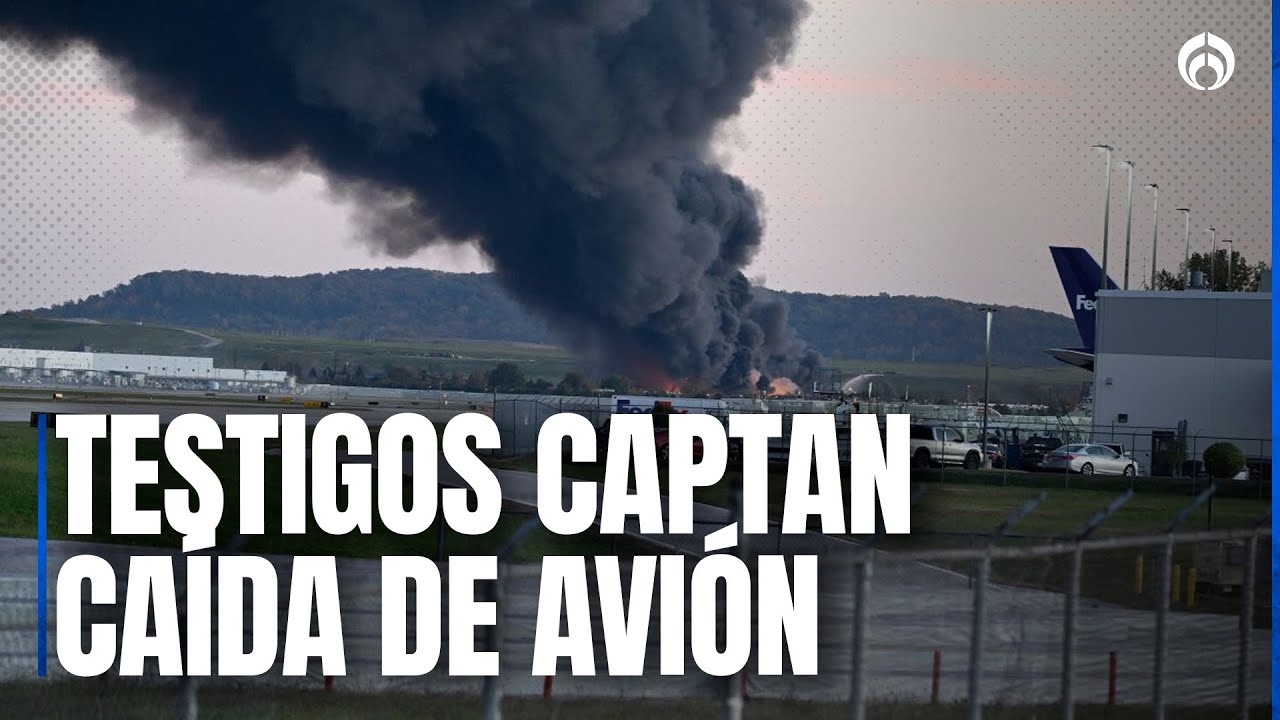 Impactante caída de avión en Kentucky: así fue el momento del desastre