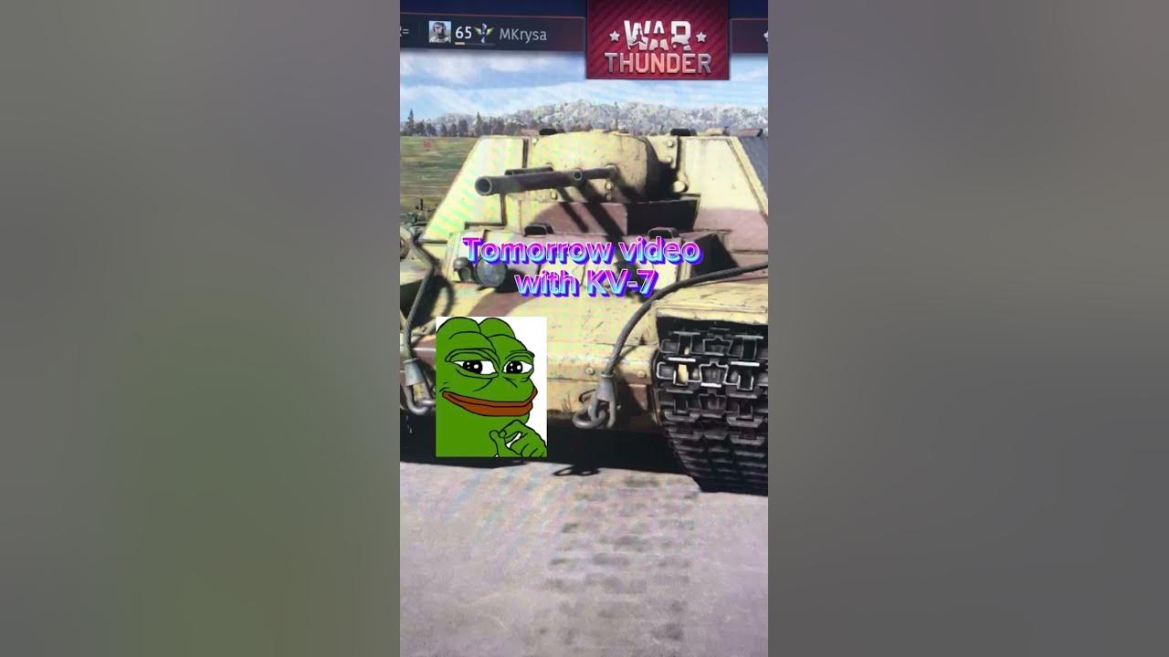 At friday 15th november - video with Kv-7 #warthunder #kv7 #tanks - YouTube