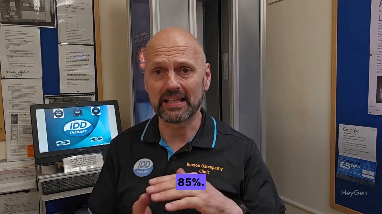 How effective is IDD Therapy for Sciatica? Best clinic Derbyshire & Peak District & Manchester?