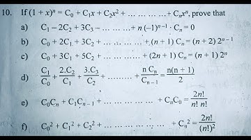 Class 12 Maths Binomial Theorem part 5
