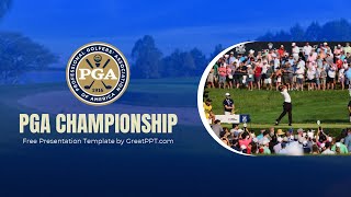 Free PGA Golf PowerPoint Template Google Slides Theme by GreatPPT