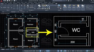 How to save a part from your drawing separately in AutoCAD without any lisps