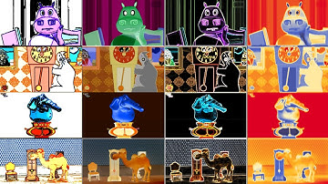 Karton Fx: Hickory Dickory Dock || Hippo, Rhino, Elephant & Camel In 4 Effects || Effect Tutorial