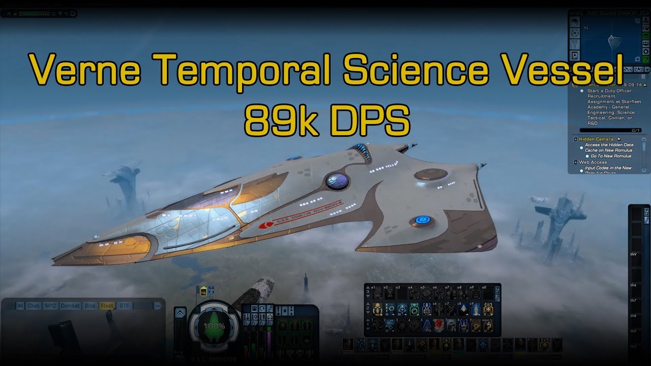 star trek online verne temporal science vessel