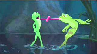 The Princess And The Frog Tongue Frog Kiss Fandub