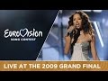 Jade ewen  its my time united kingdom live 2009 eurovision song contest