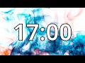 17 minute timer with music  abstract timer