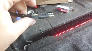 How to wire a third brake light and dome light for any truck bed canopy on a ford f150,f250,350,450