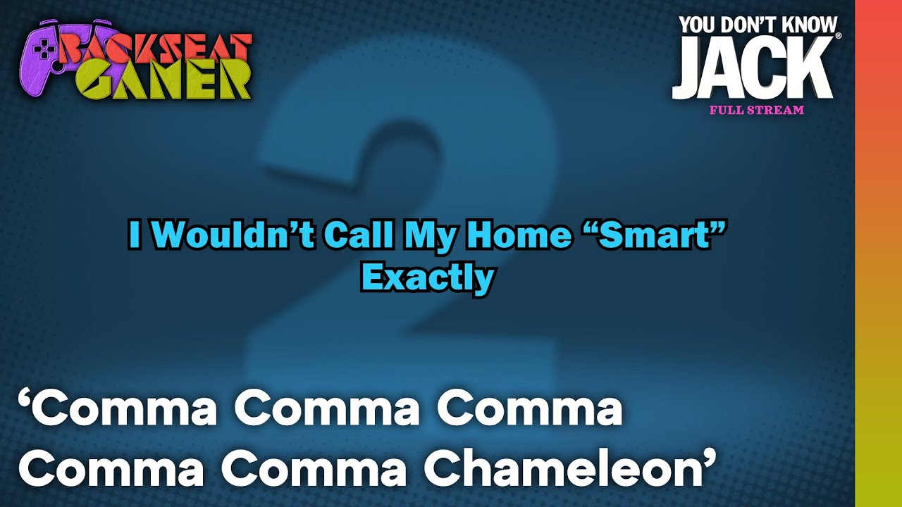 Halloweenus │ You Don't Know Jack: Full Stream (Episode 3) │ BACKSEAT GAMER