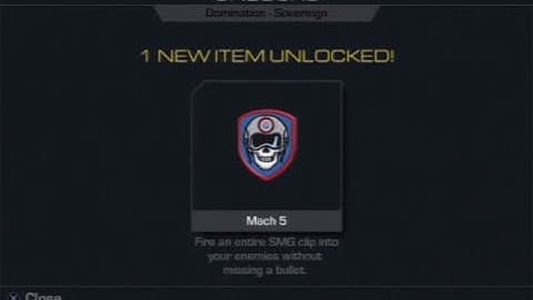 Call of Duty Ghosts:  How To Get The Mach 5 Patch