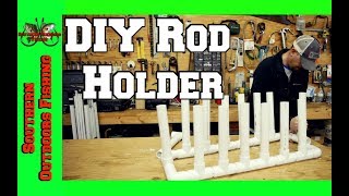 Do you need a rod holder for your garage or building? Here you go, guys, this one is very easy to build. If you are not using saltwater 