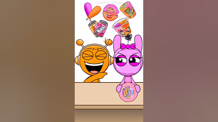 Orange vs Pink Emoji Eating Challenge
