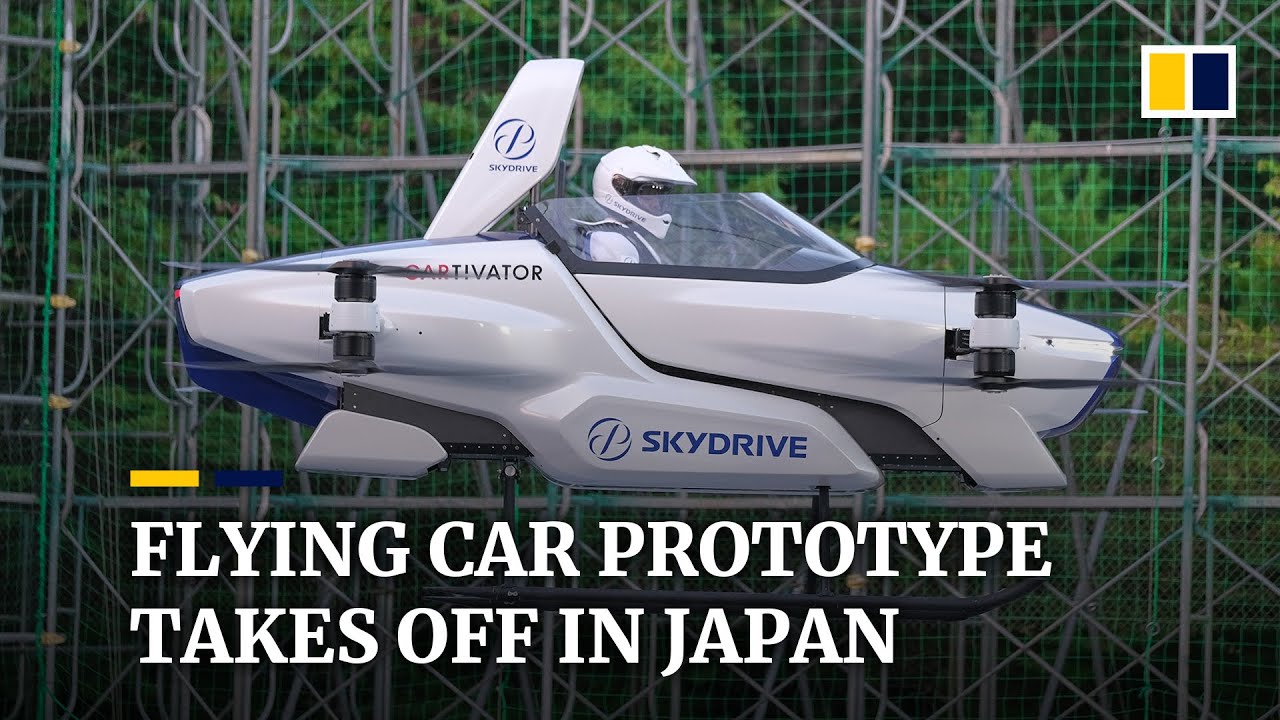 When Cars Fly Japan S Skydrive Plans To Launch Flying Cars In 23 Youtube