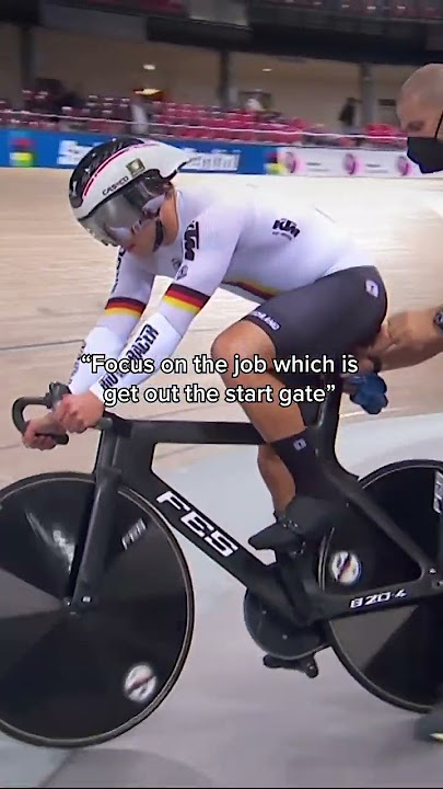 Oh no! 😬 Maximilian Dörnbach falls over at the Track Cycling World Championships #shorts | Eurosport