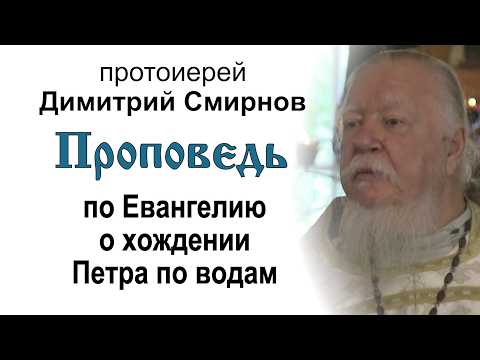 Sermon on the Gospel of Peter Walking on Water (08/21/2016). Archpriest Dimitry Smirnov