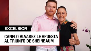 Saúl “Canelo” Álvarez se reúne con Sheinbaum y le desea suerte