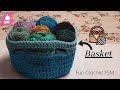 Basket crochet for home decor  for beginners freindly