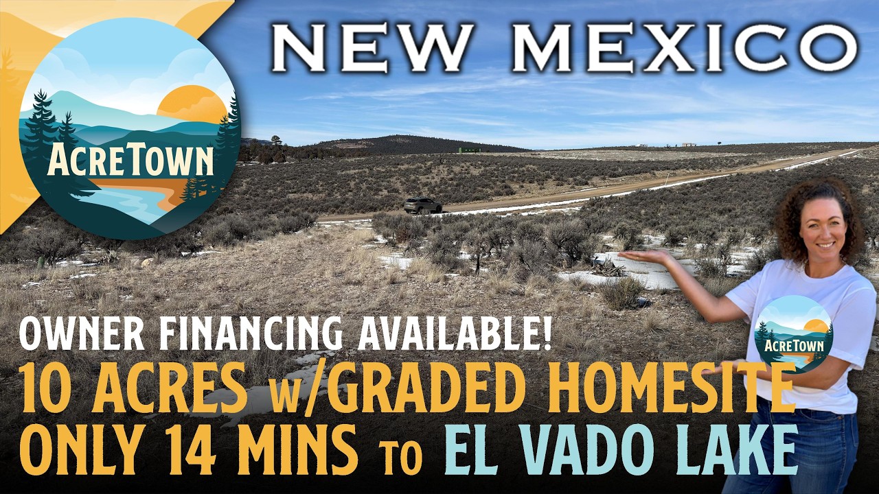 New Mexico Land for Sale near El Vado Lake | 10 acres | Graded Driveway & Homesite | 14 mins to Lake