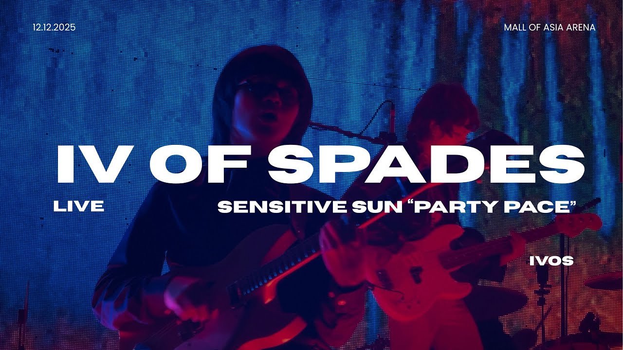 SENSITIVE SUN '' PARTY PACE'' - IV OF SPADES LIVE IN MOA ARENA 12.12.2025