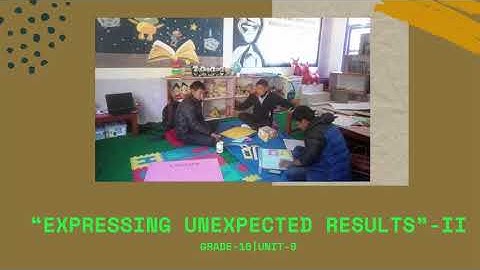 Expressing Unexpected Results-II|Unit 9|Grade-10