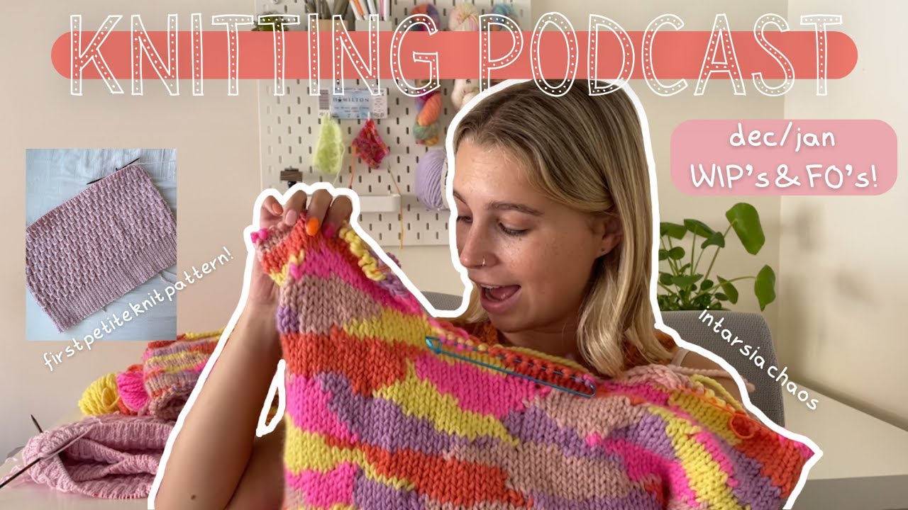 finally knitting my first petite knit pattern! | knitting podcast ep. 6 ...