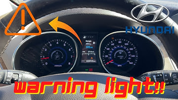 Hyundai Sonata Exclamation Point - Triangle - Warning Light What Does It Mean?