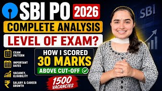 Sbi Po 2026 Notification Breakdown | How I Scored 30+ Marks Above Cut-off? By Shivani Keswani
