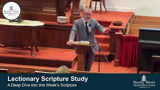Lectionary Scripture Study Update