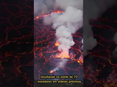 Vídeo: Onde está localizado o lago de lava?