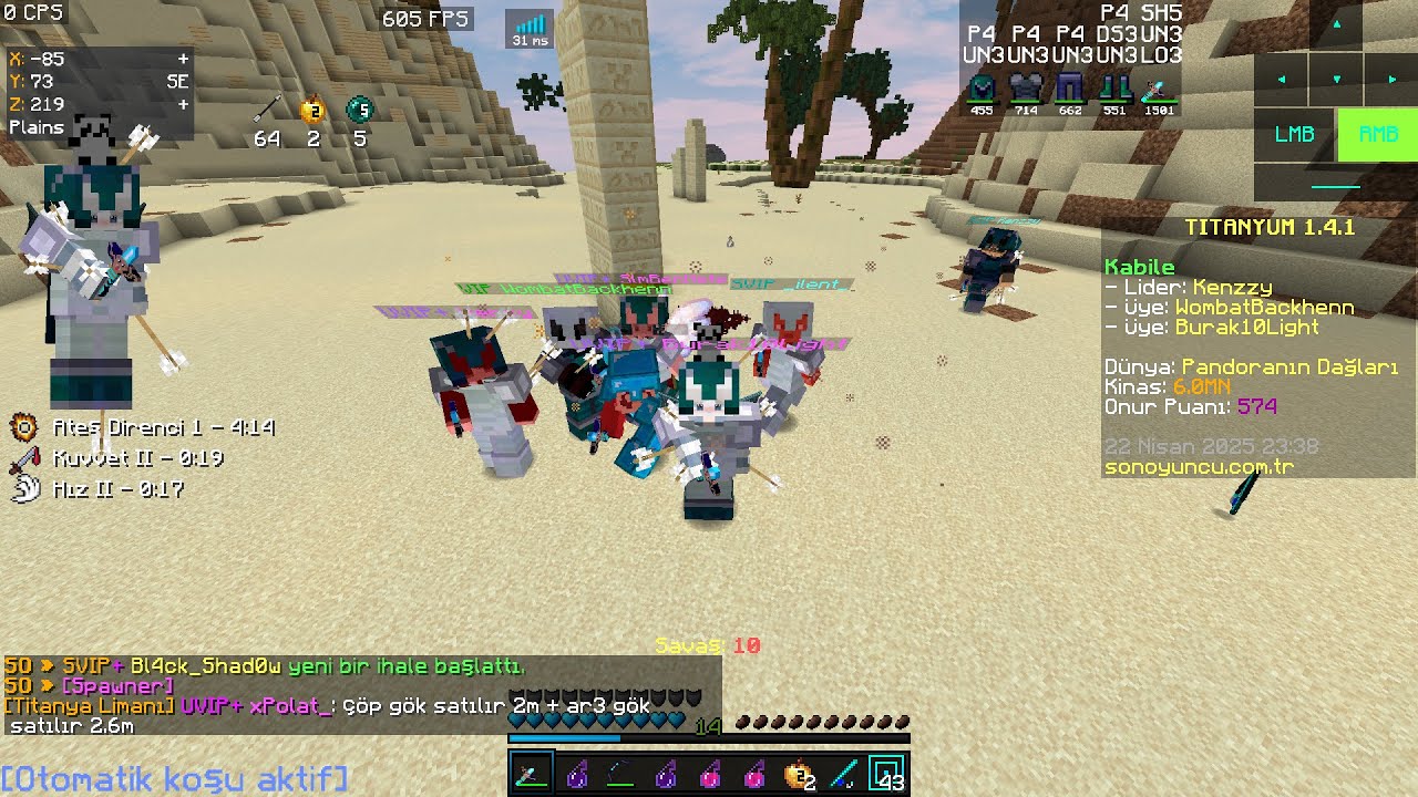 PANDORA & NETHER & DUEL & 3VS3 PARÇALAMA .GG/1024 