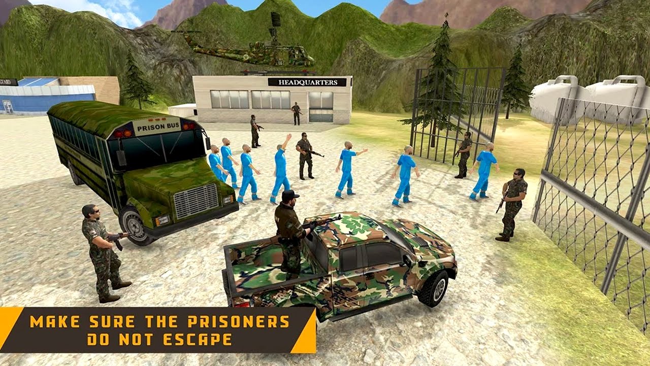 Army Prisoner Transport Van (by Mizo Studio Inc) Android Gameplay [HD]