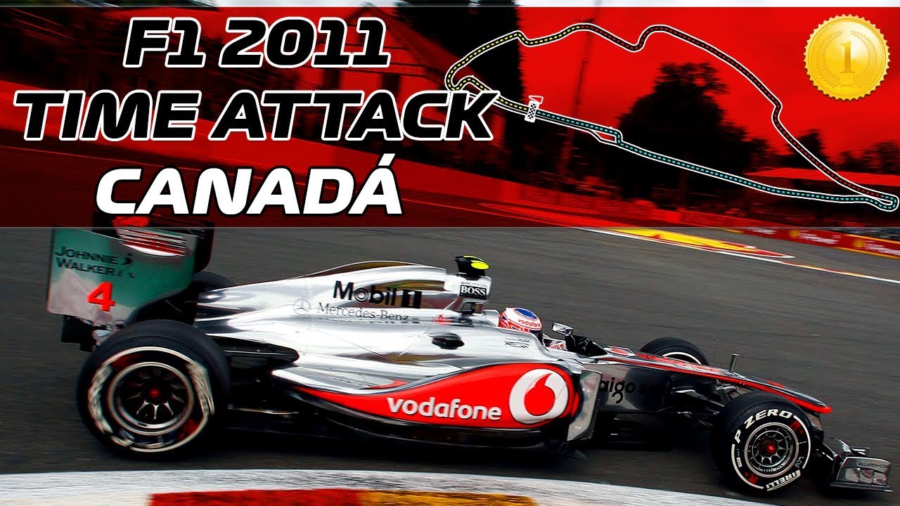 F1 2011 - TIME ATTACK SCENARIO 1 - CANADÁ - MEDALHA DE OURO | Jogos Clássicos
