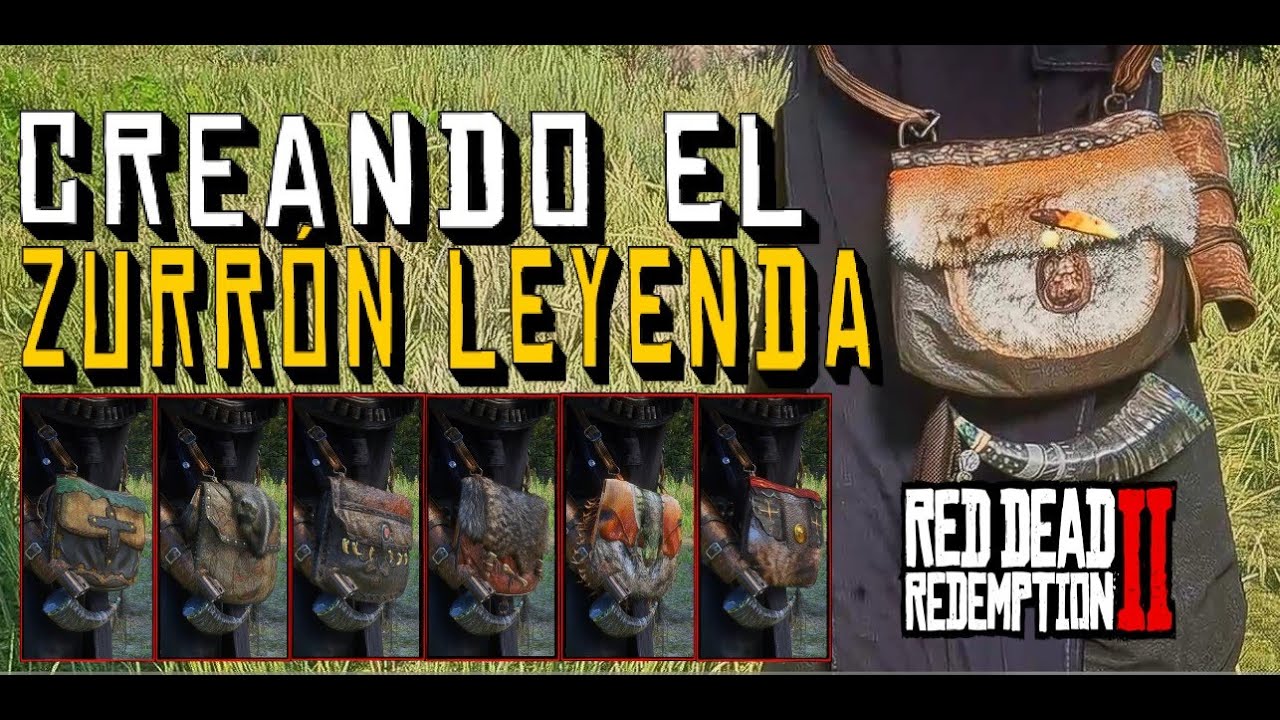 💰😱! Cómo CREAR los 7 Mejores ZURRONES  para que NUNCA TE FALTE NADA | RDR2  😱