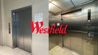 Tired KONE EcoDisc Traction Elevator - Westfield Valley Fair in Santa Clara, CA.