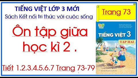 Ôn tập giữa học kì 2 Tiếng Việt lớp 3 Kết nối tri thức trang 73