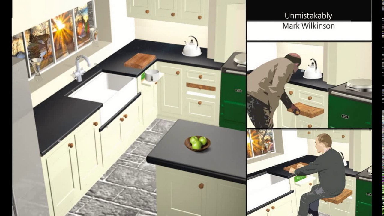 9 by 12 kitchen design - YouTube