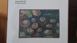 How to draw easy pebbles in water still life/with soft pastels||@magic_with_art screenshot 1