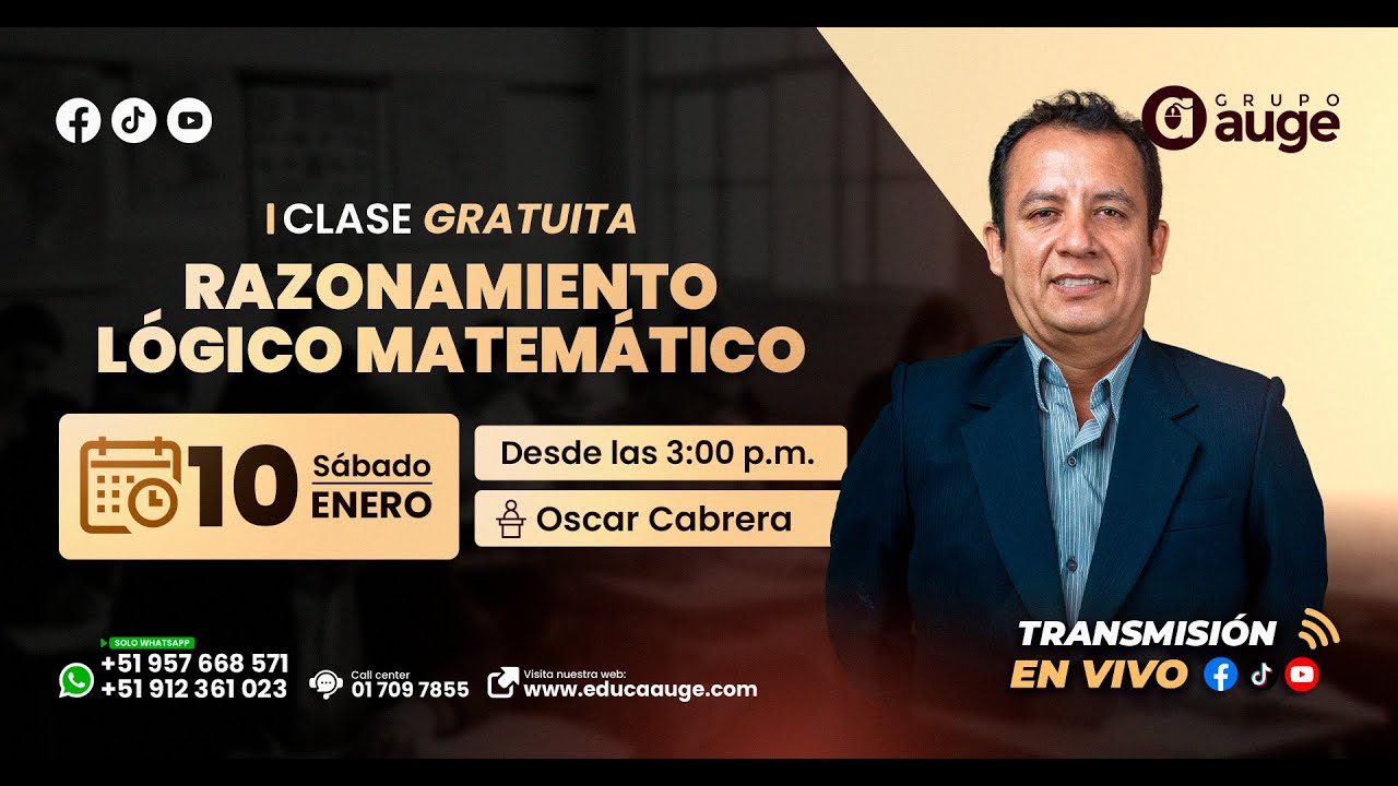 Clase Demostrativa: Razonamiento Lógico