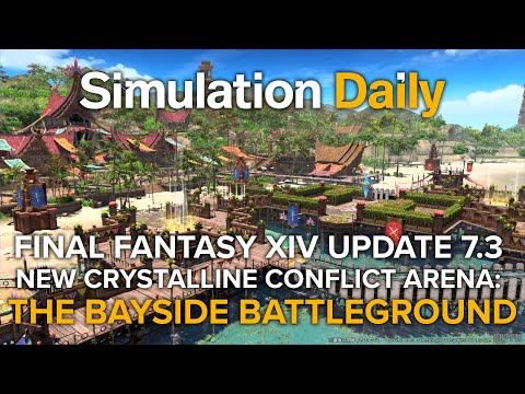 Final Fantasy XIV Update 7.3 - New Crystalline Conflict: The Bayside Battleground Gameplay